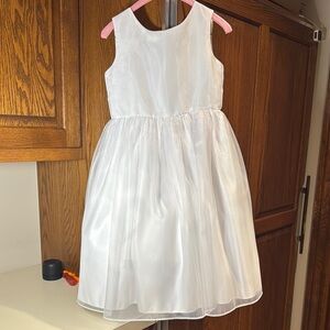 Us Angels White Formal Kids Dress